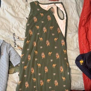 Kyte BABY Green Animal Print Sleep Sack